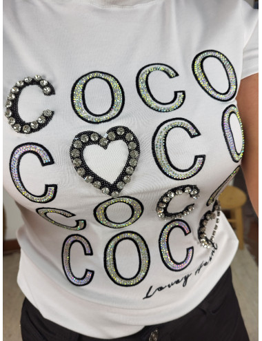 Camiseta Coco blanca